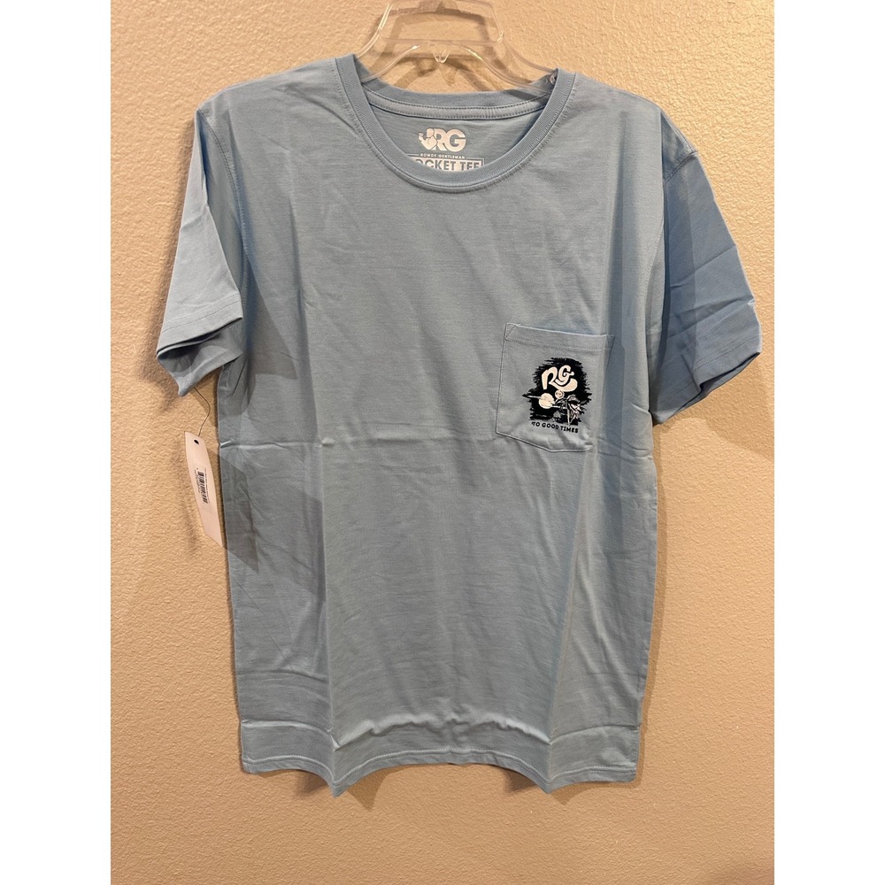 Rowdy Gentleman Cano Skull Pocket Tee Graphic Print Short Sleeve‎ Medium